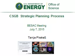 CSGB Strategic Planning Process