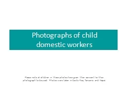 Photographs of child