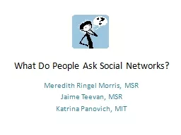 What Do People Ask Social Networks?
