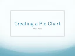 Creating a Pie Chart