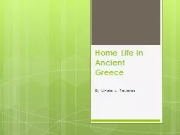 Home Life in Ancient Greece