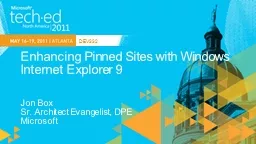 Enhancing Pinned Sites with Windows Internet Explorer