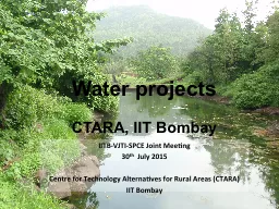 Water projects