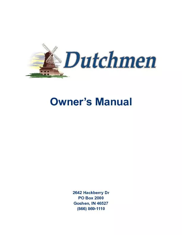 Owner’s Manual(866) 869-1110