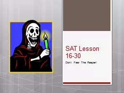 SAT Lesson
