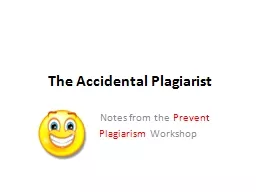 The Accidental Plagiarist