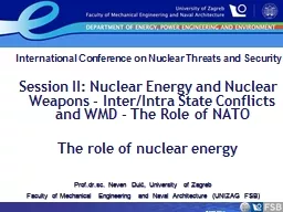 International Conference on Nuclear Threats and Security