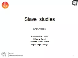 Stave studies