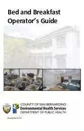 Bed and Breakfast K Guide December   This booklet cont