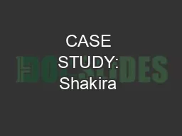 CASE STUDY: Shakira & her star text in relation to her