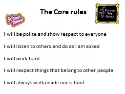The Core rules