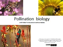 Pollination biology