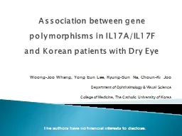 Association between gene polymorphisms in IL17A/IL17F