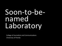 Soon-to-be-named Laboratory