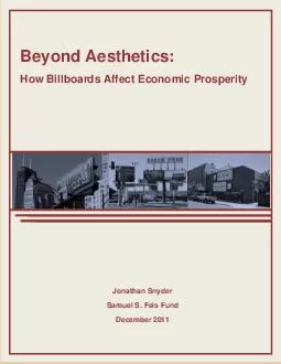 Beyond Aesthetics How Billbo ards Affect Economic Pros