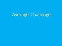 Average Challenge