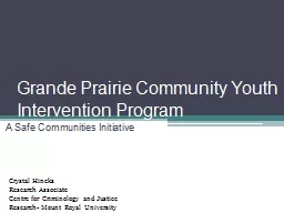 Grande Prairie Community Youth Intervention Program