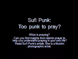 Sufi Punk: