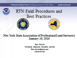 RTN Field Procedures and              Best Practices