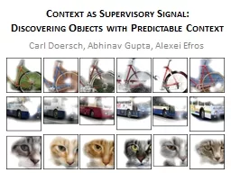 Context as Supervisory Signal:
