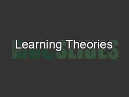 Learning Theories