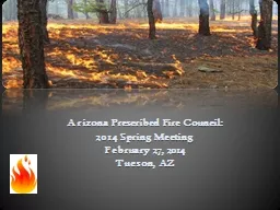 Arizona Prescribed Fire Council: