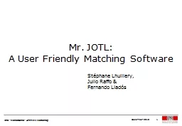 Mr. JOTL: