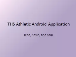 THS Athletic Android Application