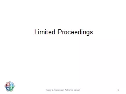 Limited Proceedings