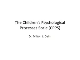 The Children’s Psychological