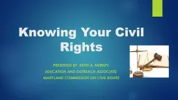 Knowing Your Civil Rights