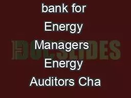 Question bank for Energy Managers  Energy Auditors Cha