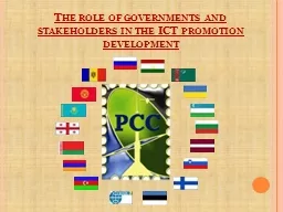 The role of governments and stakeholders in the ICT promoti