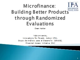 Microfinance: 