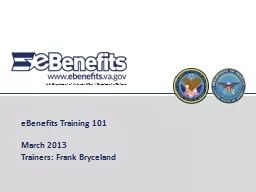 eBenefits Training 101