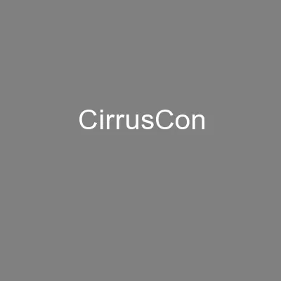 CirrusCon
