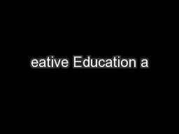eative Education a