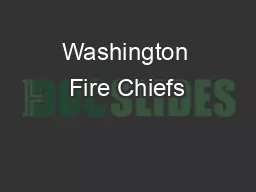 Washington Fire Chiefs