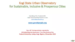 Kogi State Urban Observatory
