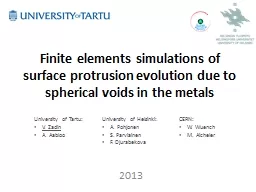 Finite elements simulations of surface protrusion evolution