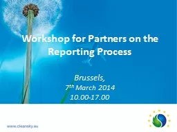 Workshop for Partners on
