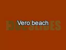 Vero beach