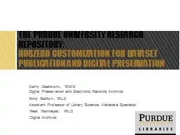 The Purdue University Research Repository:
