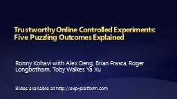 Trustworthy Online Controlled Experiments:
