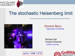The stochastic Heisenberg limit