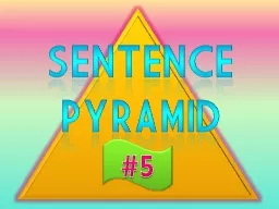 Sentence Pyramid