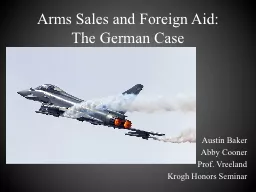Arms Sales and Foreign Aid: