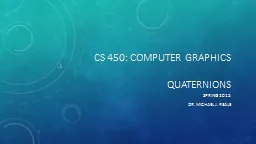 CS 450: Computer Graphics