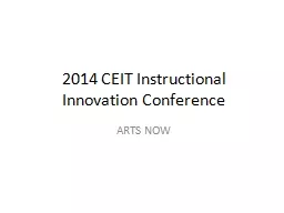2014 CEIT Instructional Innovation Conference