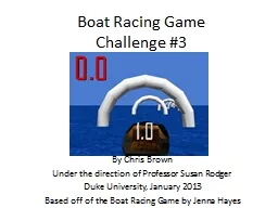 Boat Racing Game